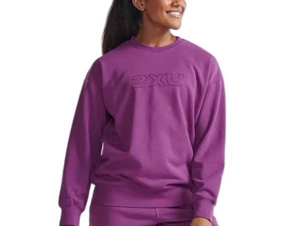 Sweatshirt femme 2XU Motion French Terry Crew