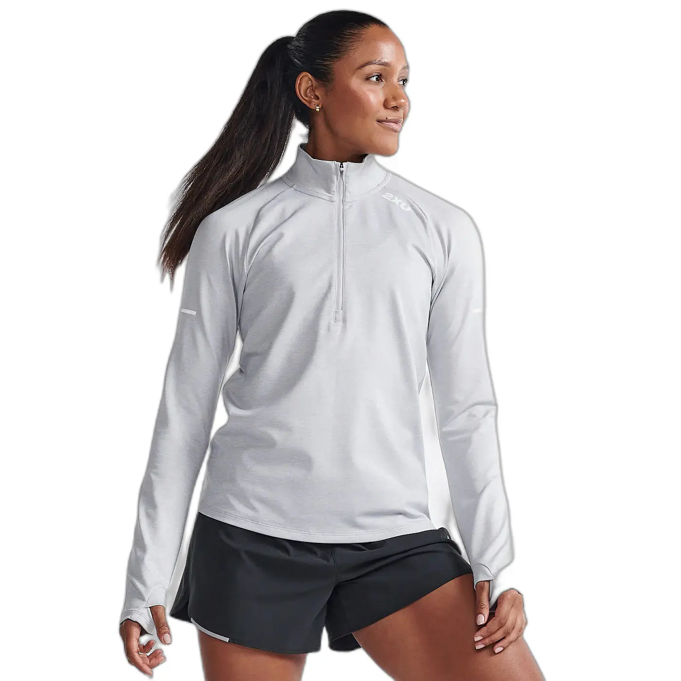 Maillot manches longues 1/4 Zip femme 2XU Aero
