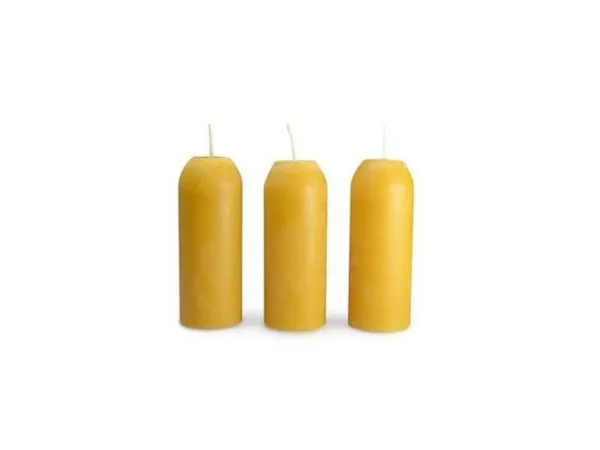 3 Bougies cire d'abeille véritable pour original lantern 12/15 heures chacune Uco