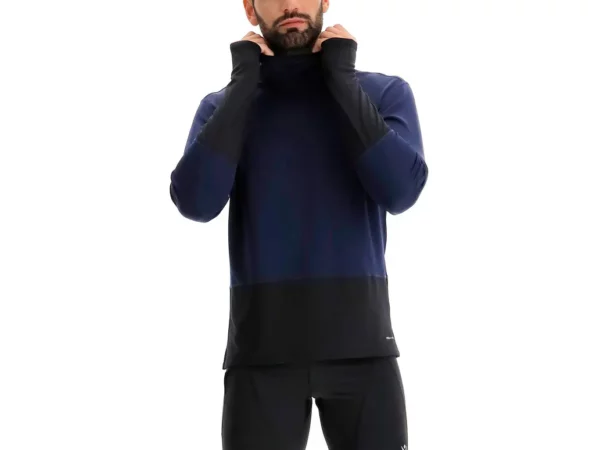 Maillot manches longues Col roulé Macron Run