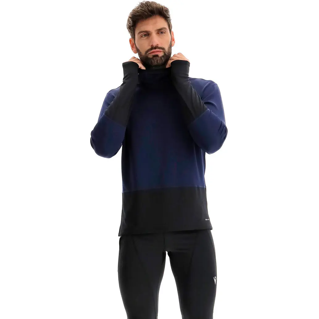 Maillot manches longues Col roulé Macron Run