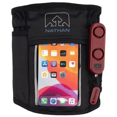 Brassard pour téléphone Nathan SaferRun avec alarme personelle