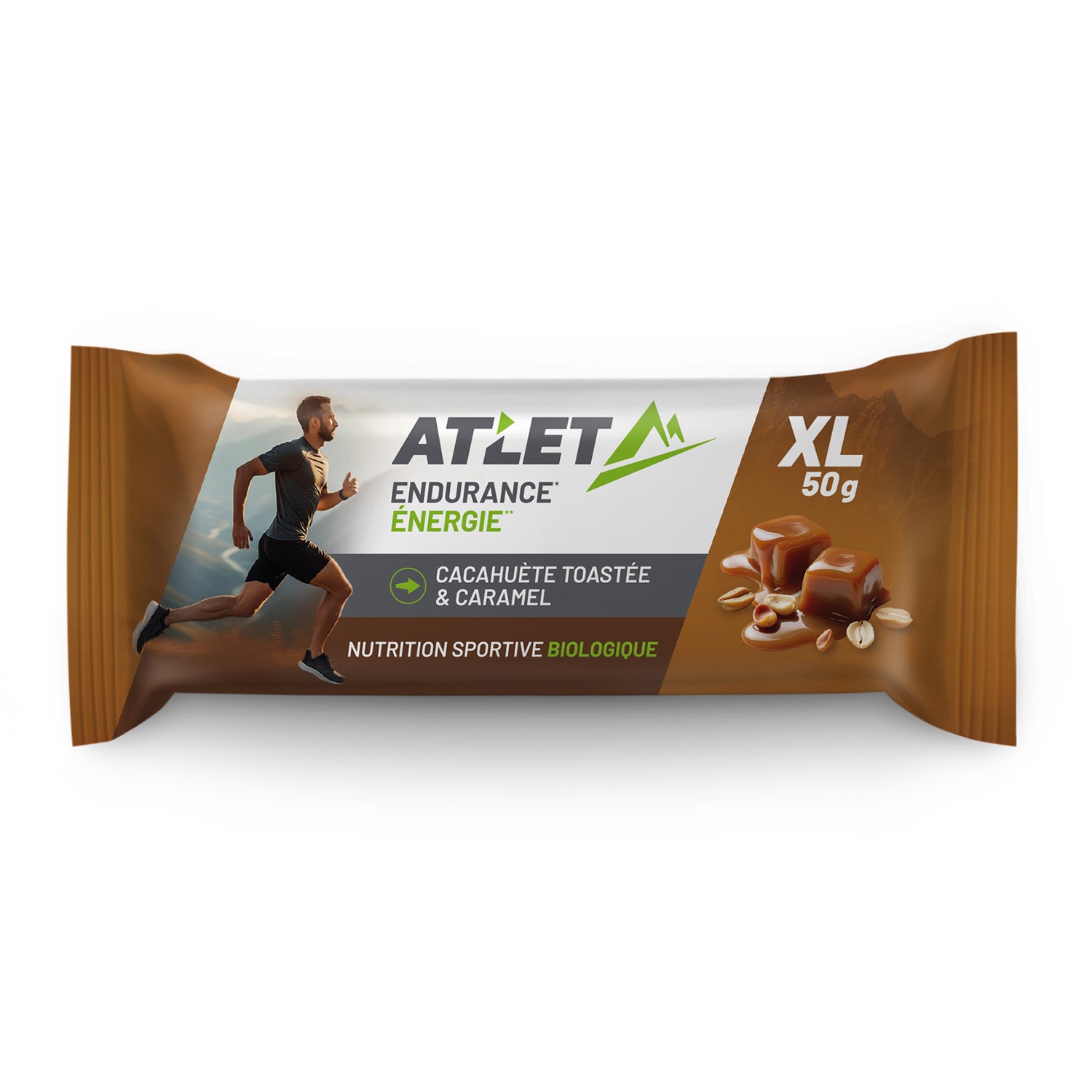 Barre Energétique Cacahuète toastée & Caramel Bio