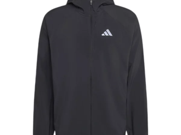 Veste de survêtement zippée à capuche adidas Essentials