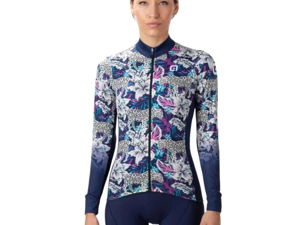Maillot manches longues femme Alé PR-R Hibiscus