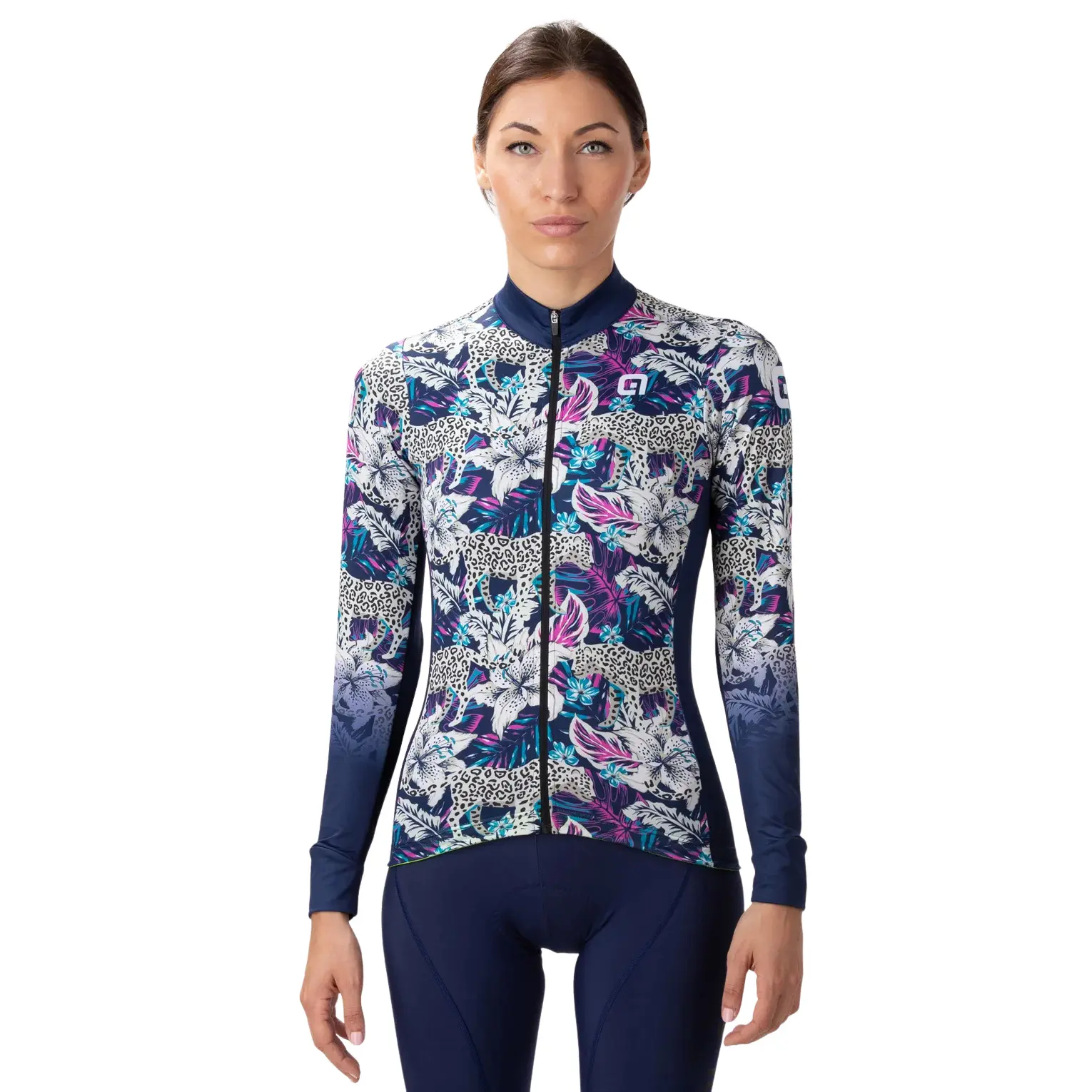 Maillot manches longues femme Alé PR-R Hibiscus