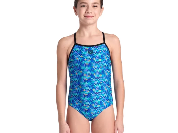 Maillot de bain 1 pièce fille Arena Pooltiles Lightdro