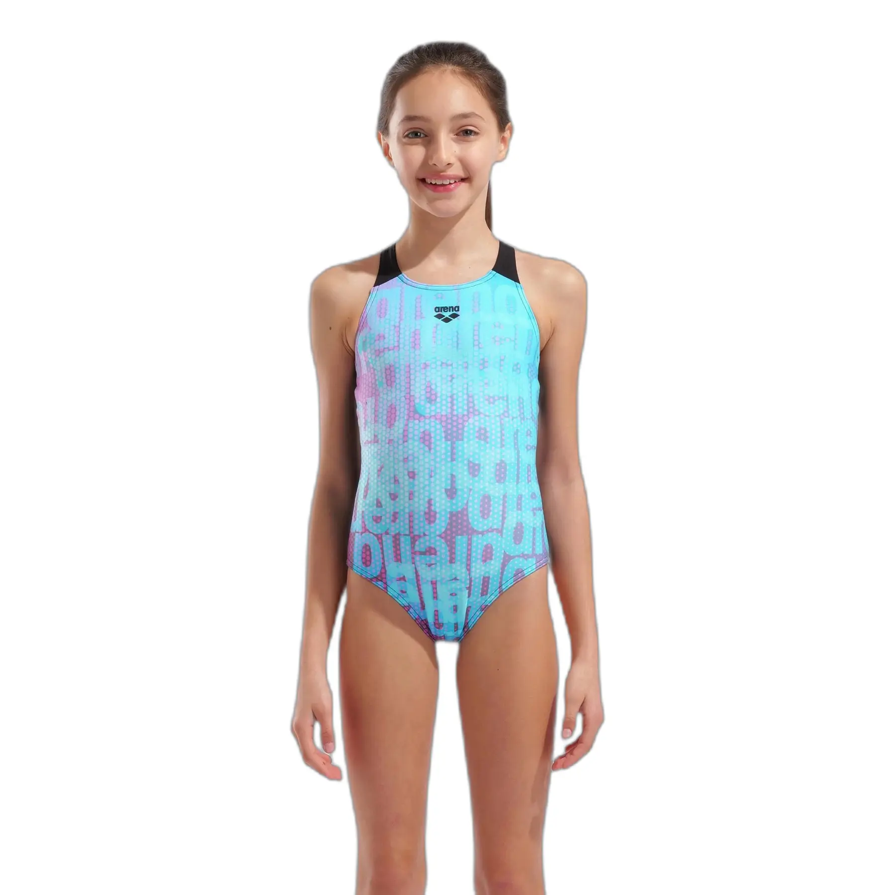 Maillot de bain 1 pièce à dos v fille Arena