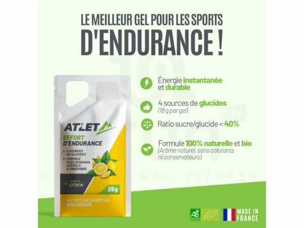 Atlet Gel Énergétique - Citron