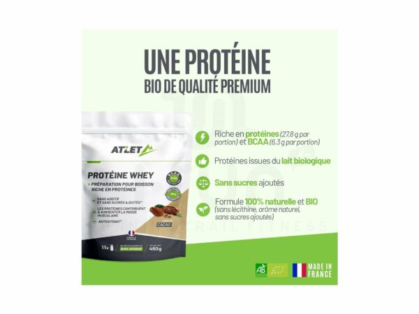 Atlet Protéine Whey - Cacao