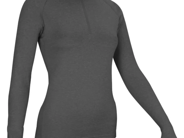 T-shirt manches longues 1/4 zip femme Avento