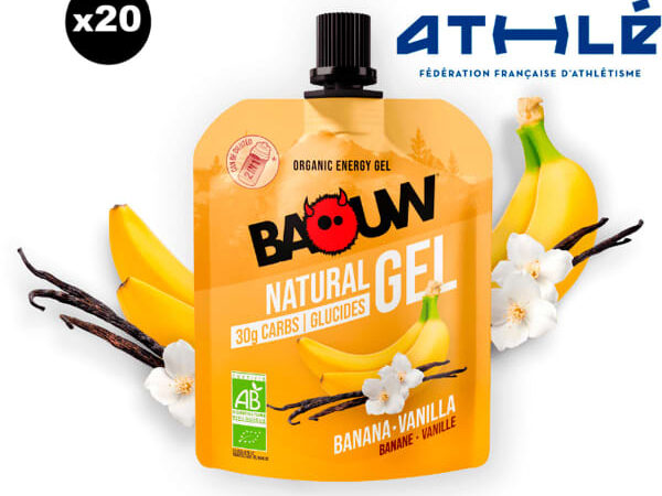 BAOUW GEL NATURELS BIO 85G BANANE-VANILLE PACK X20