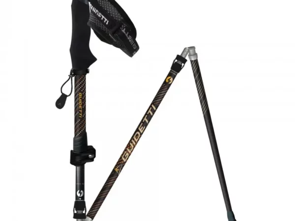 Bâton de randonnée carbone Guidetti Flashlock Ambre