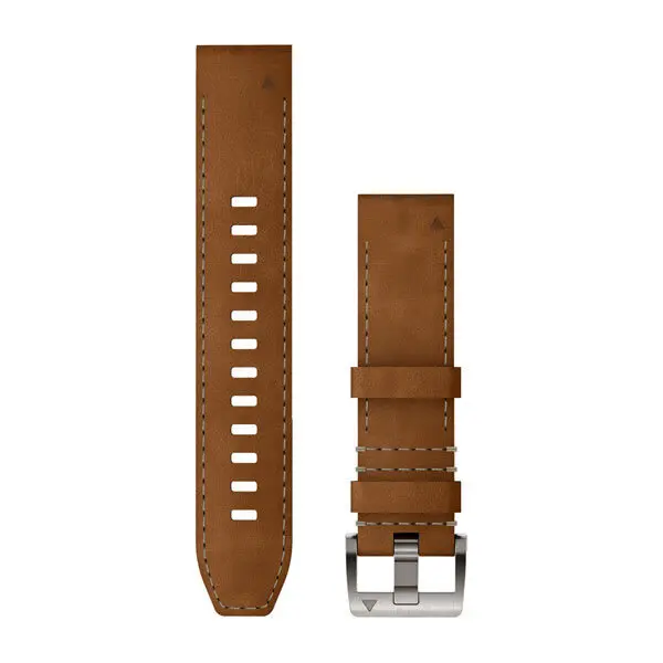 Bracelet de montre hybride en cuir/caoutchouc Garmin Quickfit® 22 FKM