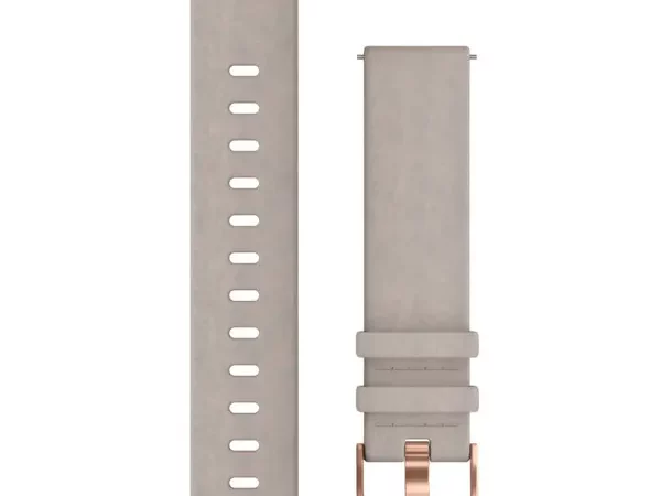 Bracelet Garmin daim gris clair