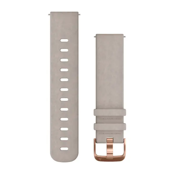 Bracelet Garmin daim gris clair
