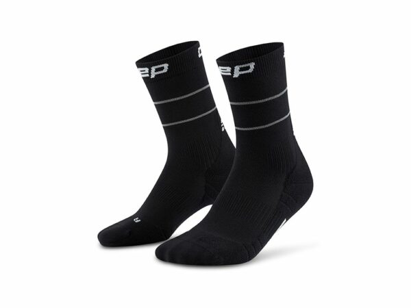 Pro Run Reflective Mid Cut Socks