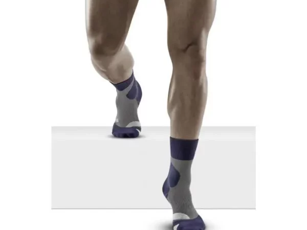 Chaussettes de compression mi-mollets de randonnée en mérinos CEP Compression