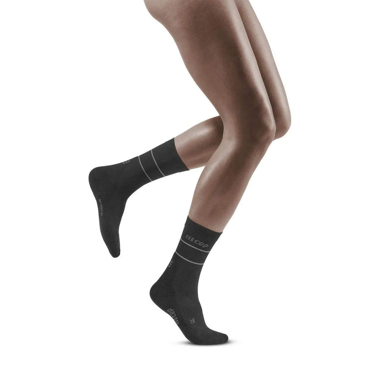 Chaussettes de compression mi-mollets femme CEP Compression Reflective