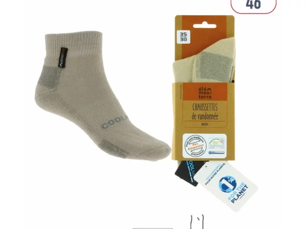 Chaussettes de randonnée low Élémenterre Notos