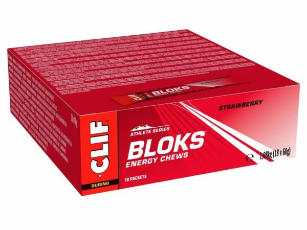 Clif Shot Bloks Strawberry Karton (18 x 60g)