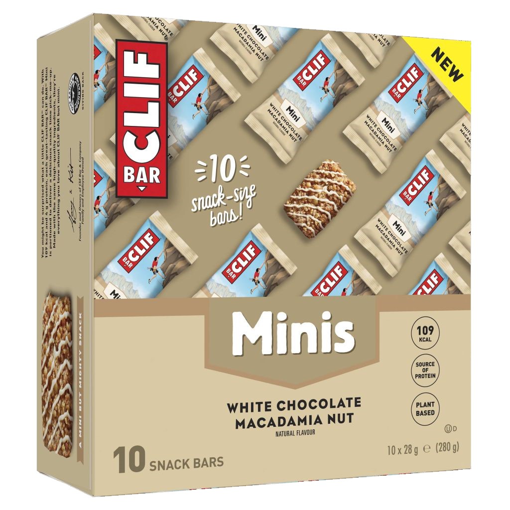 MINI Riegel White Chocolate Macadamia Karton (10 x