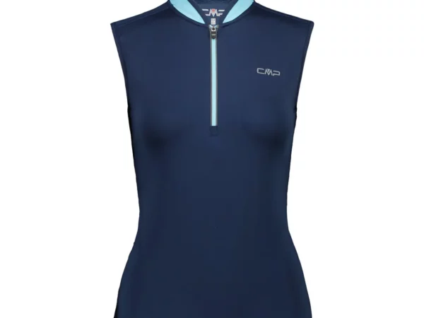 Maillot sans manches demi-zip femme CMP