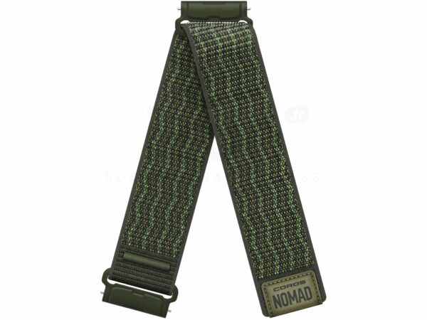 COROS Bracelet en nylon Nomad - 24 mm Long