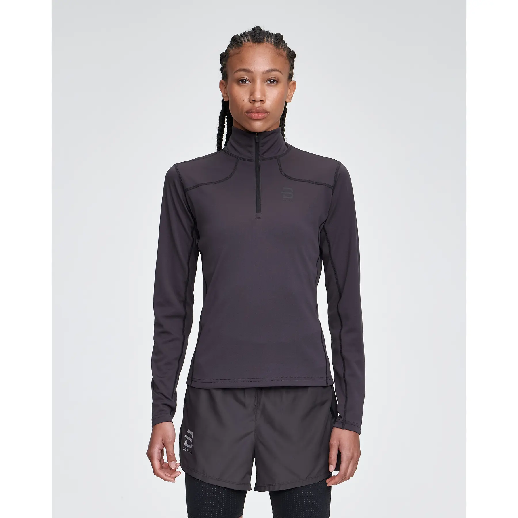 Haut d'entraînement demi-zip femme Daehlie Sportswear Athlete 2.0