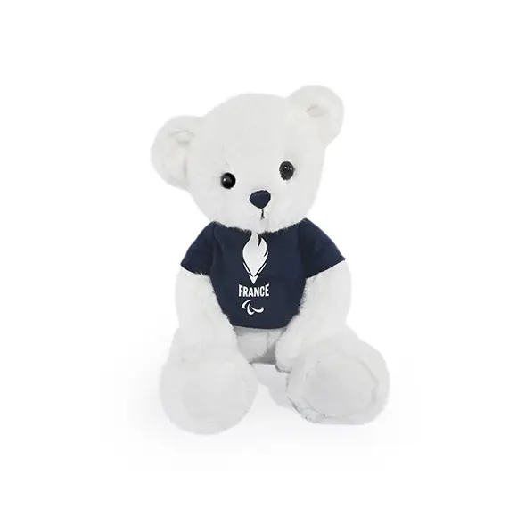 Peluche avec t-shirt Equipe de France 30 cm