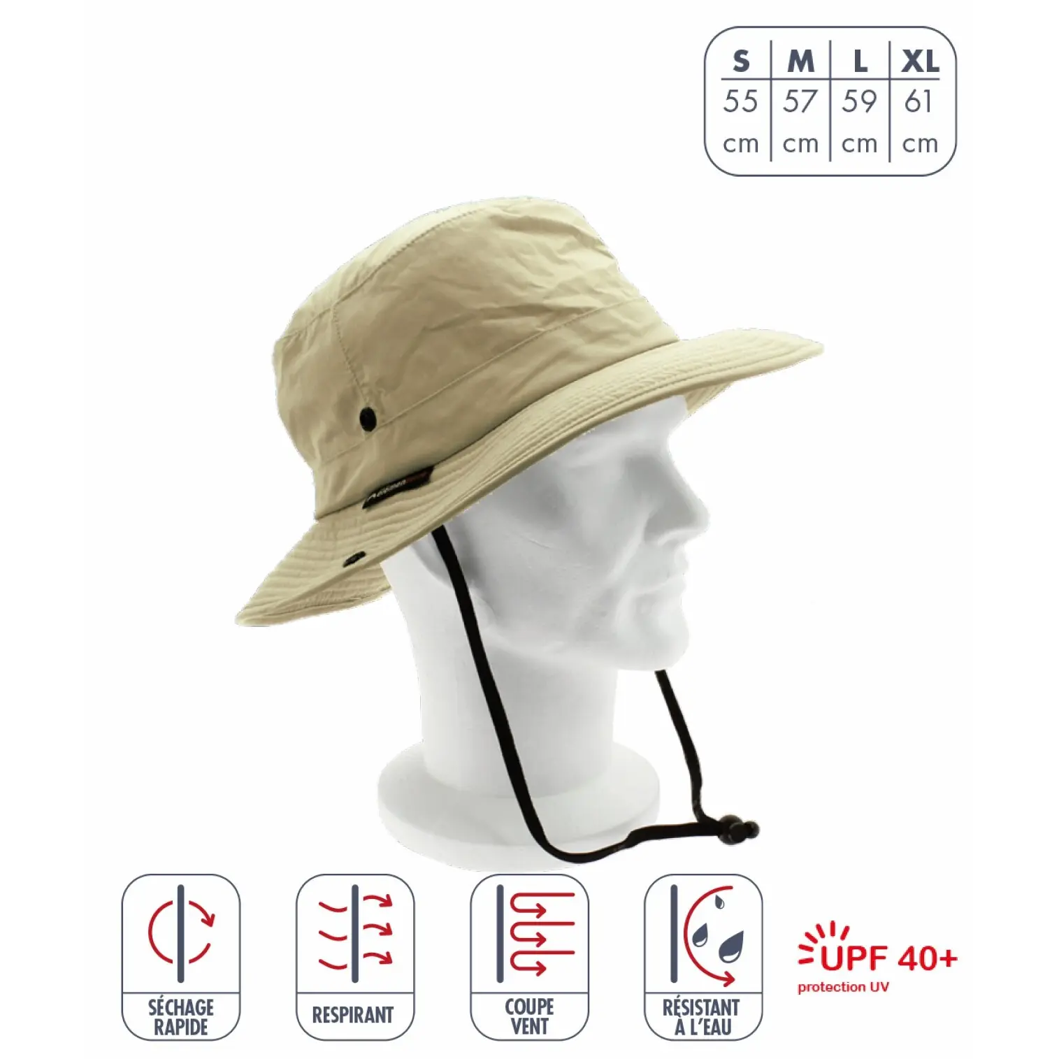 Chapeau anti-UV Élémenterre Alouette