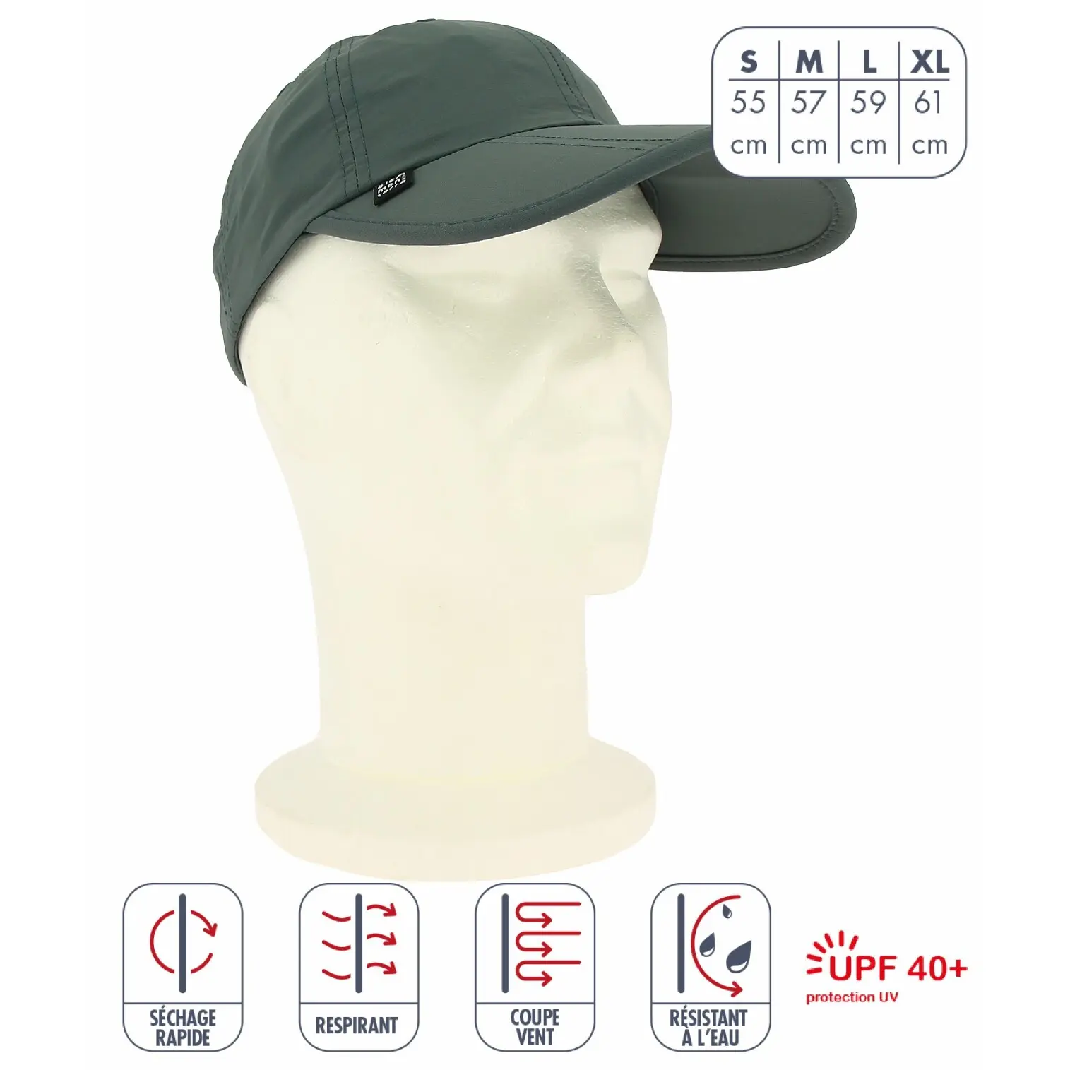 Casquette anti-UV Élémenterre Ibis