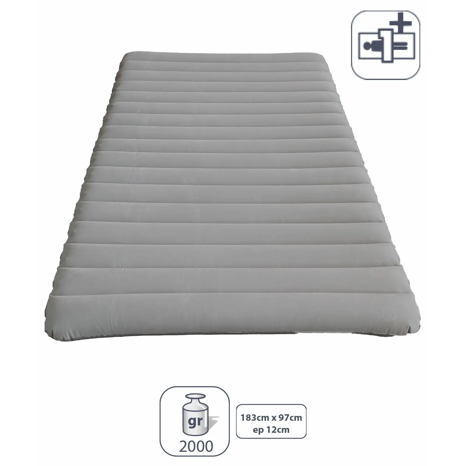 Tapis de sol 1 place confort Élémenterre Locarno