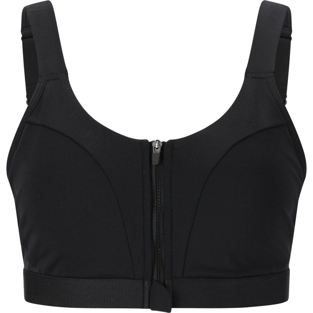 Crystale Zip Sports Bra