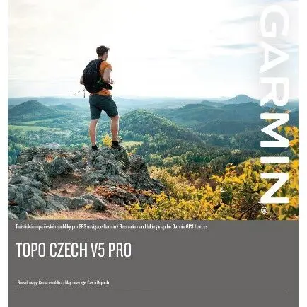 Carte Garmin Topo Czech v5 Pro,Download Voucher