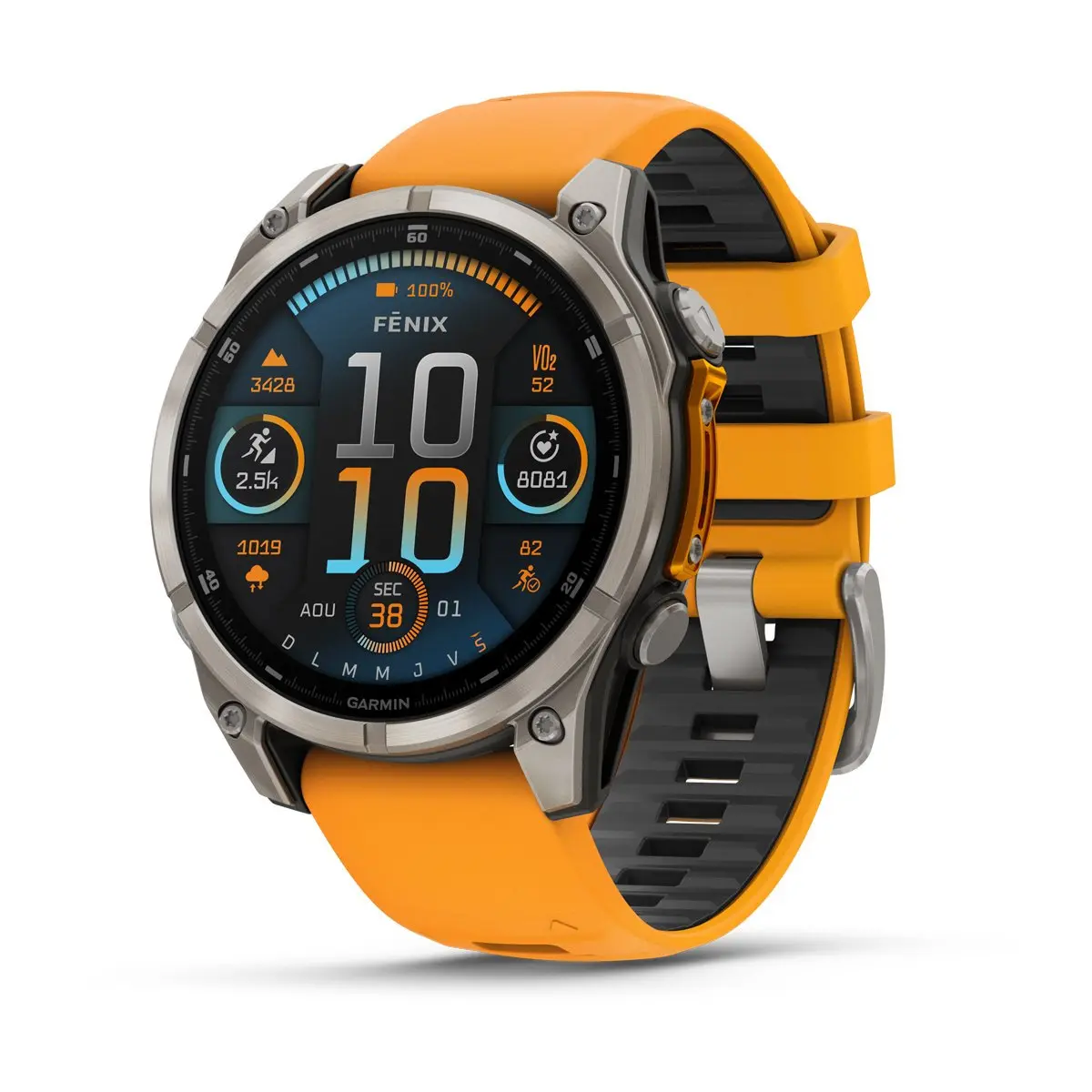 Garmin Fenix 8 AMOLED Sapphire Titane 47mm