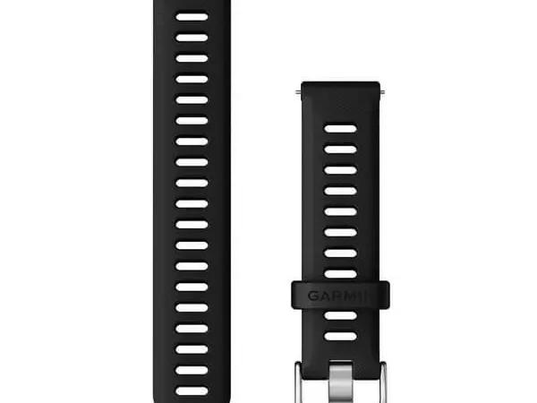 Bracelet de montre à dégagement rapide avec boucle argent Garmin 18 mm
