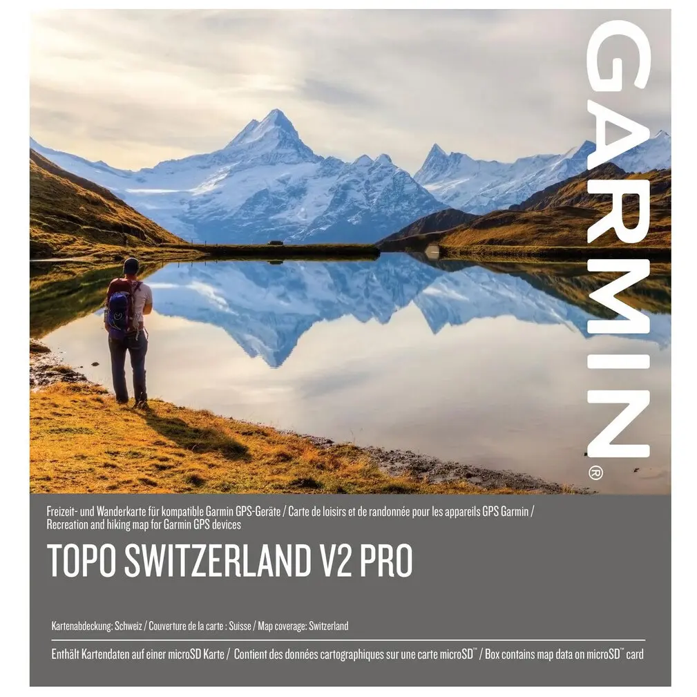 Carte Garmin Topo Switzerland v2 Pro,download voucher