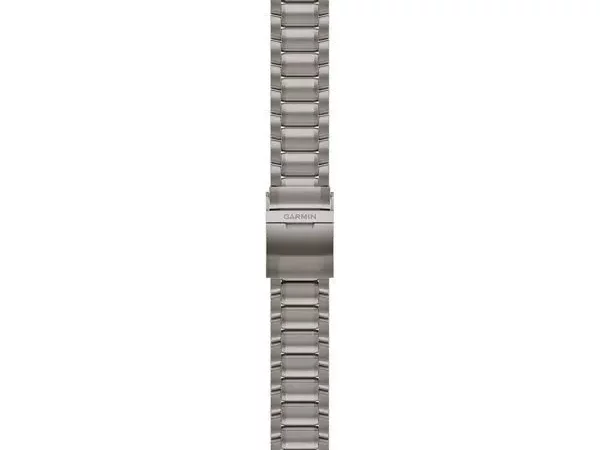 Bracelet de montre renforcé avec maillons en flèche et fermoir à boucle déployante Garmin Quickfit® 22