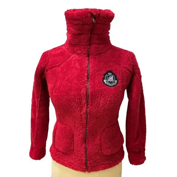 Veste polaire fille Peak Mountain coral sherpaGasana