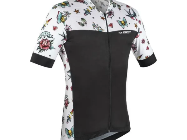 Maillot manches courtes zippé totale Gist Tatoo -5345