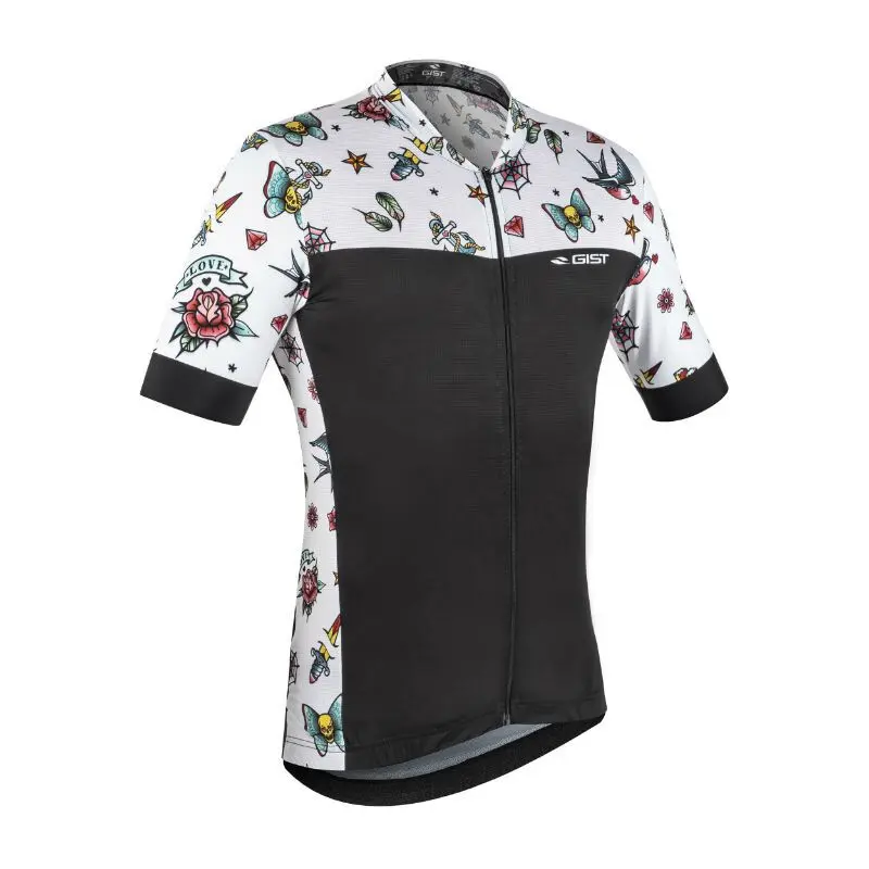 Maillot manches courtes zippé totale Gist Tatoo -5345