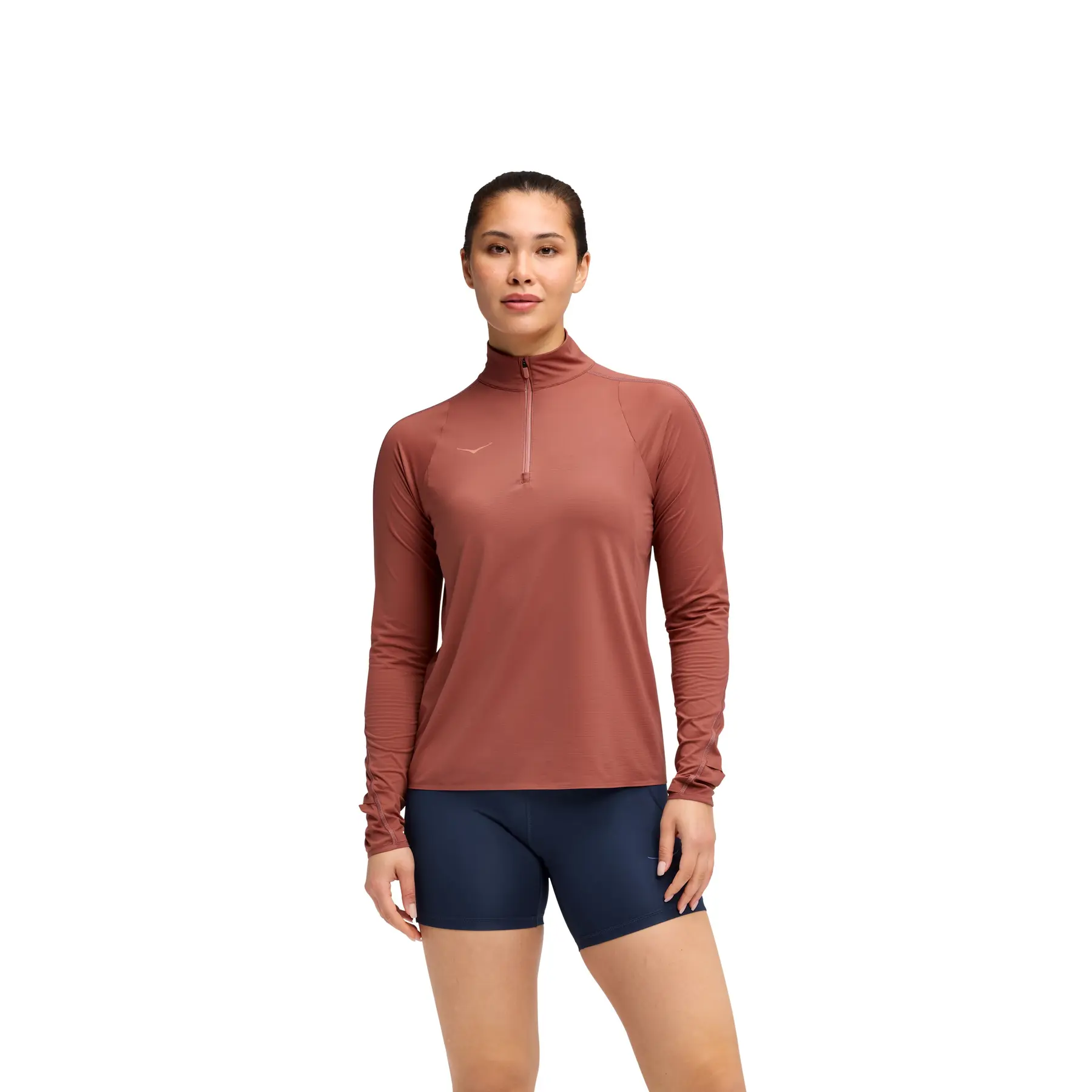 Haut d'entraînement 1/4 zip femme Hoka Glidetech