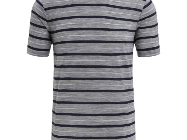 ICEBREAKER M WAVE SS TEE STRIPE