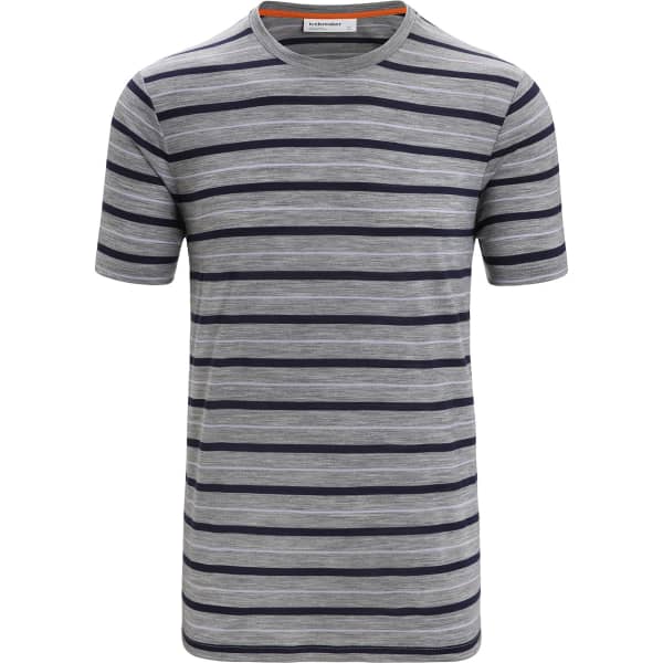 ICEBREAKER M WAVE SS TEE STRIPE