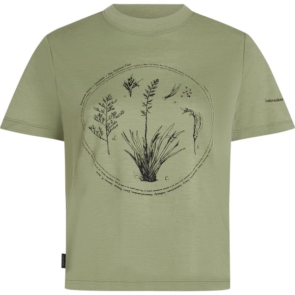 ICEBREAKER MERINO 150 TECH LITE SS CROP TEE SEED STORY W