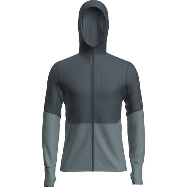 ICEBREAKER MERINO 200 REALFLEECE DESCENDER LS ZIP H
