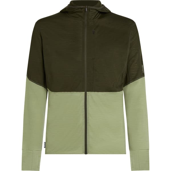 ICEBREAKER MERINO BLEND 200 REALFLEECE DESCENDER LS ZIP H
