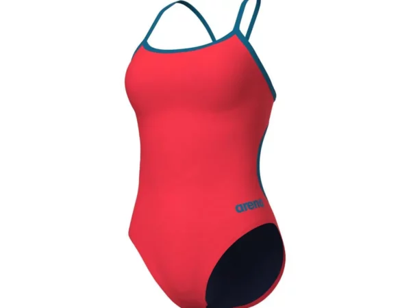 Maillot de bain 1 pièce dos dentelle femme Arena Solide