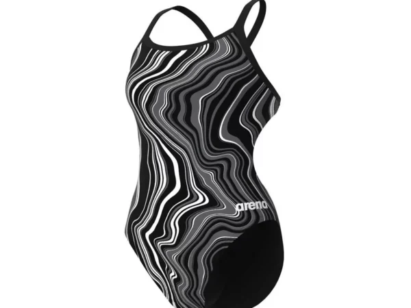 Maillot de bain 1 pièce femme Arena Marbled